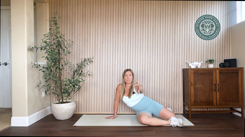 Sidelying Apical Expansion with Arm Reach.