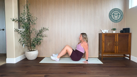 Paraspinal release with leg marches demo.
