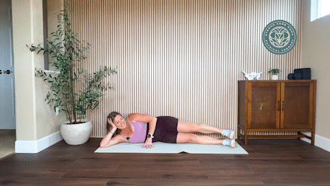 Sidelying 1-2 leg lift demo.