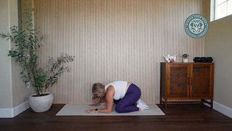 Child's pose.