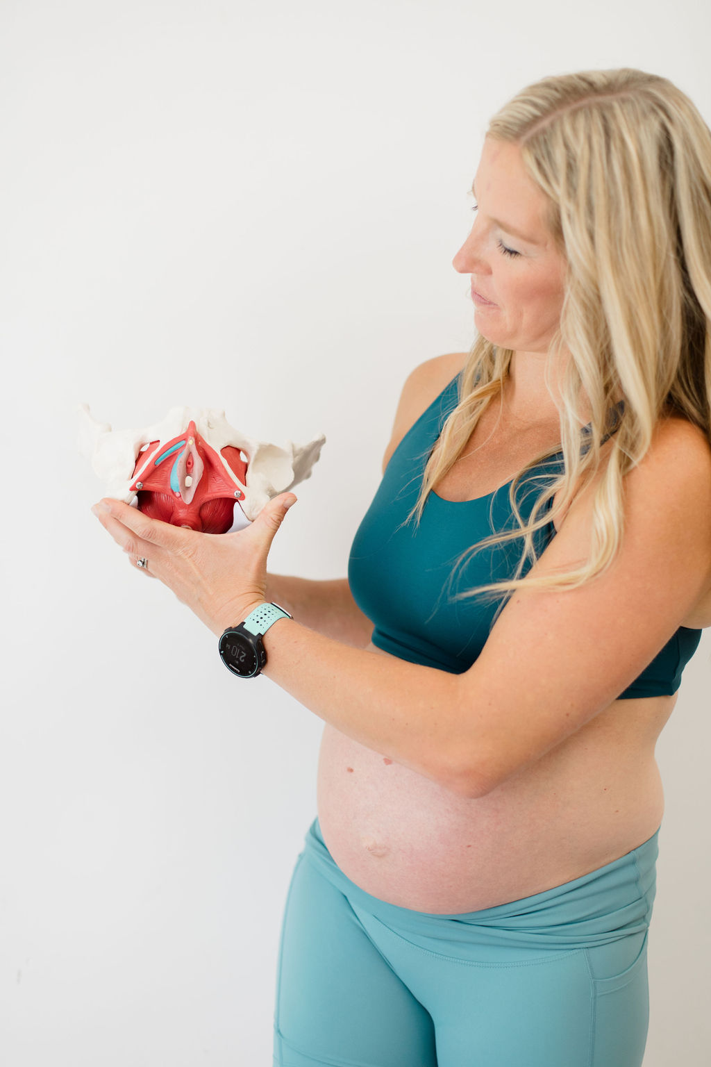 Urine leakage during pregnancy.